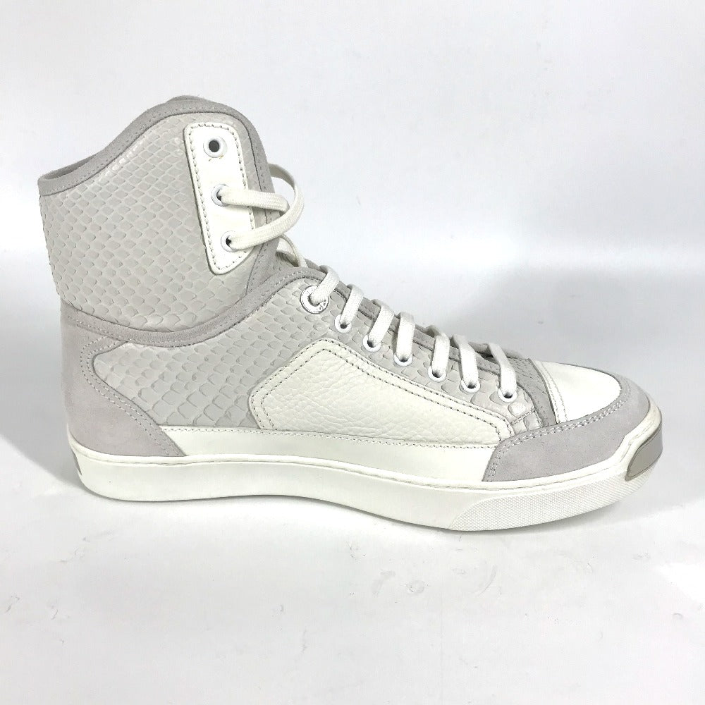 Louis Vuitton Sneakers Leather, Suede White Shoes Shoes Mens 8