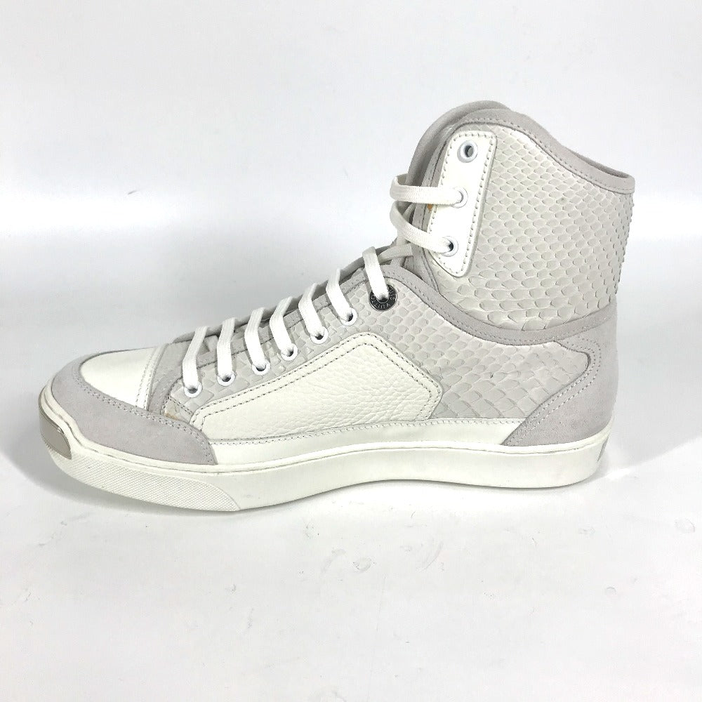 Louis Vuitton Sneakers Leather, Suede White Shoes Shoes Mens 8