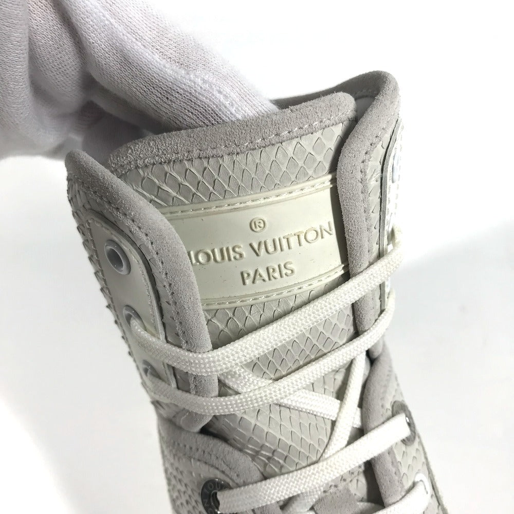 Louis Vuitton Sneakers Leather, Suede White Shoes Shoes Mens 8