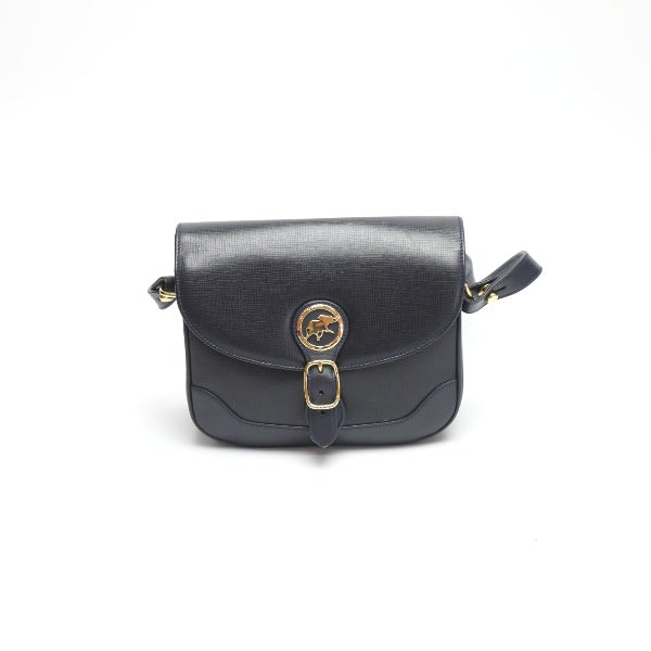 Hunting World Shoulder Bag Leather Navy Crossbody Shoulder Bag Women