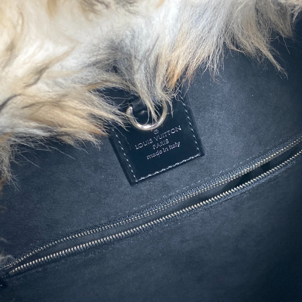Louis Vuitton Handbag M50818 Mouton, Leather Beige Animal Collection Sac Plat Mouton Women