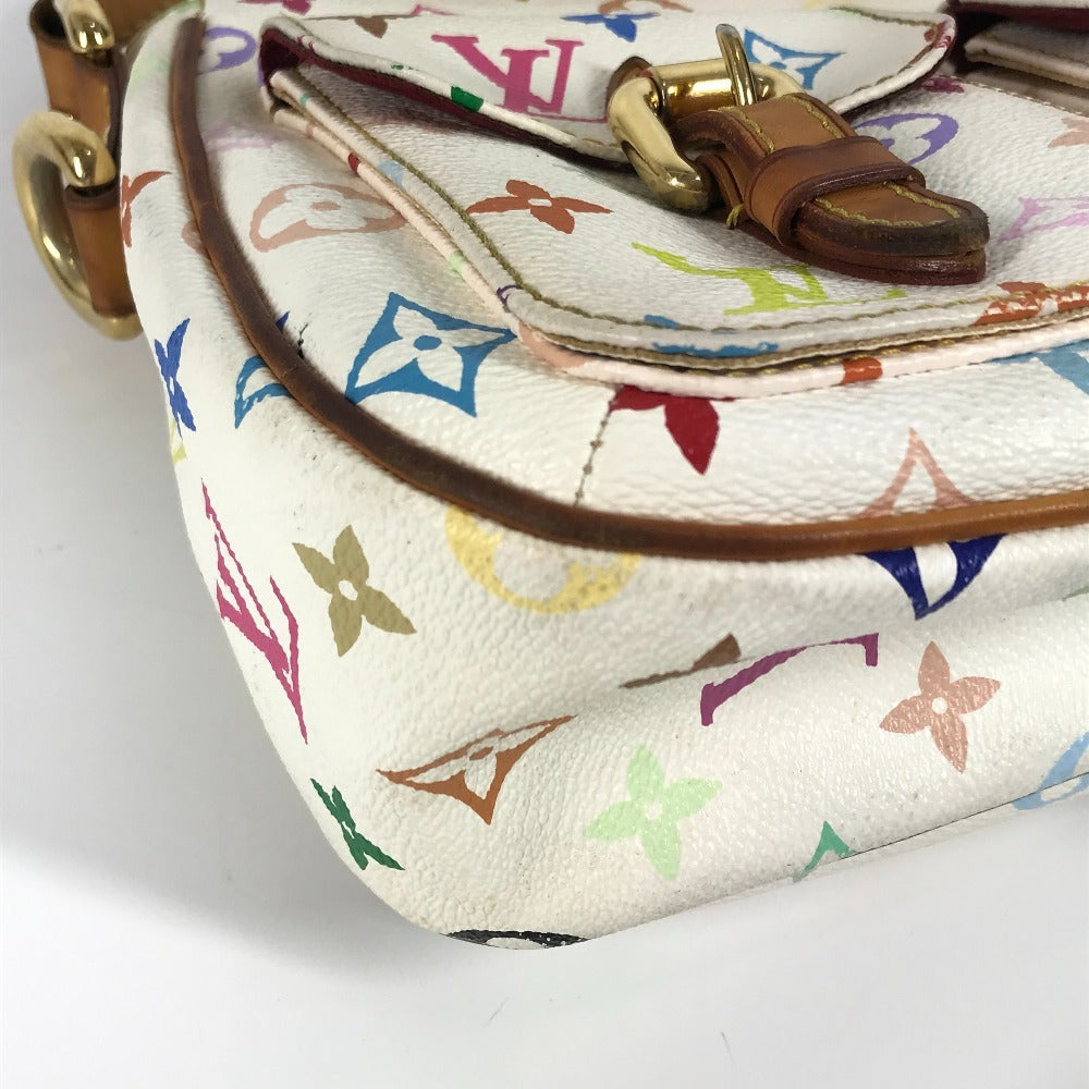 Louis Vuitton Shoulder Bag M40053 Monogram Multicolor Canvas White Monogram Multicolor Lodge Pm