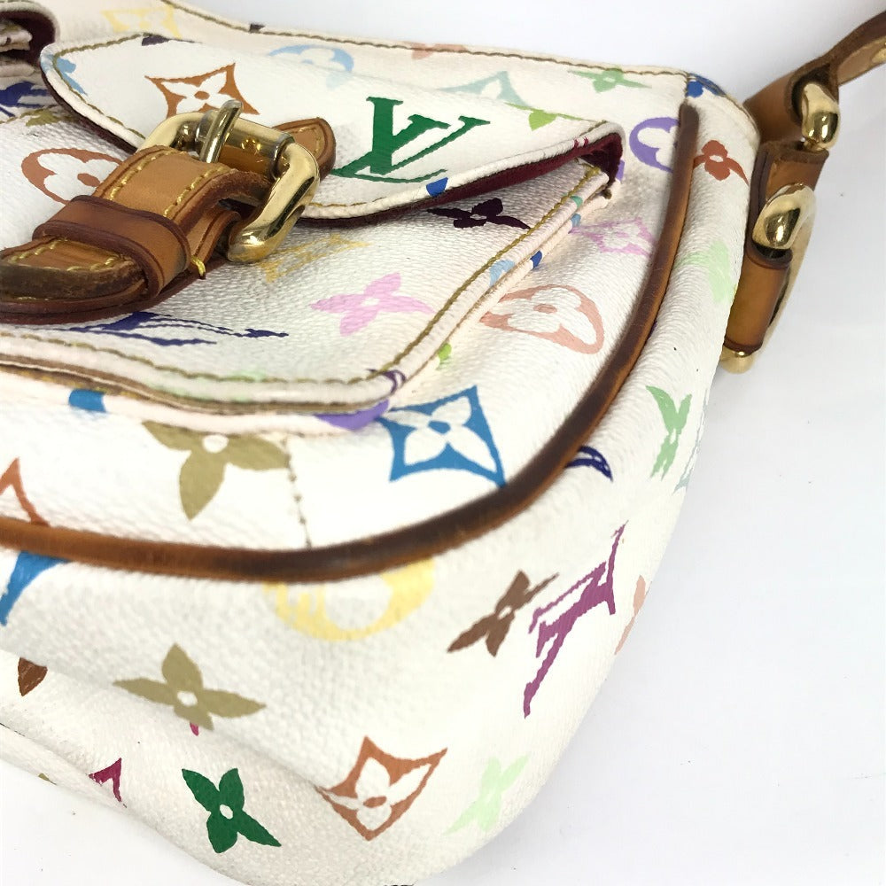Louis Vuitton Shoulder Bag M40053 Monogram Multicolor Canvas White Monogram Multicolor Lodge Pm