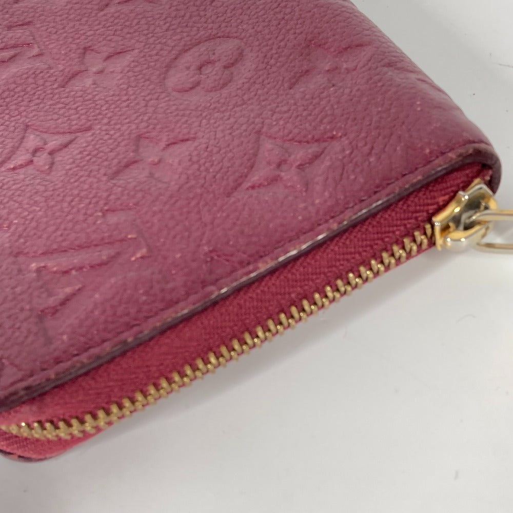 Louis Vuitton Long Wallet Purse M60359 Monogram Ann Platt Leather Red Monogram Ann Platt
