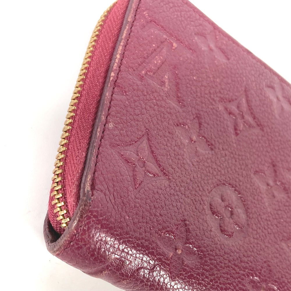Louis Vuitton Long Wallet Purse M60359 Monogram Ann Platt Leather Red Monogram Ann Platt