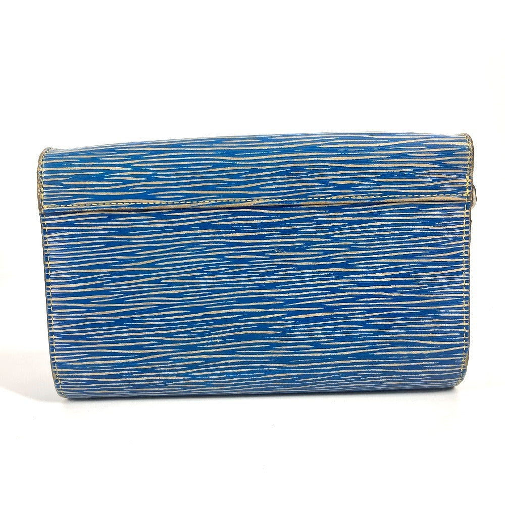 Louis Vuitton Shoulder Bag M61036 Epi Leather Blue Epi Denim Portefeuille Twist