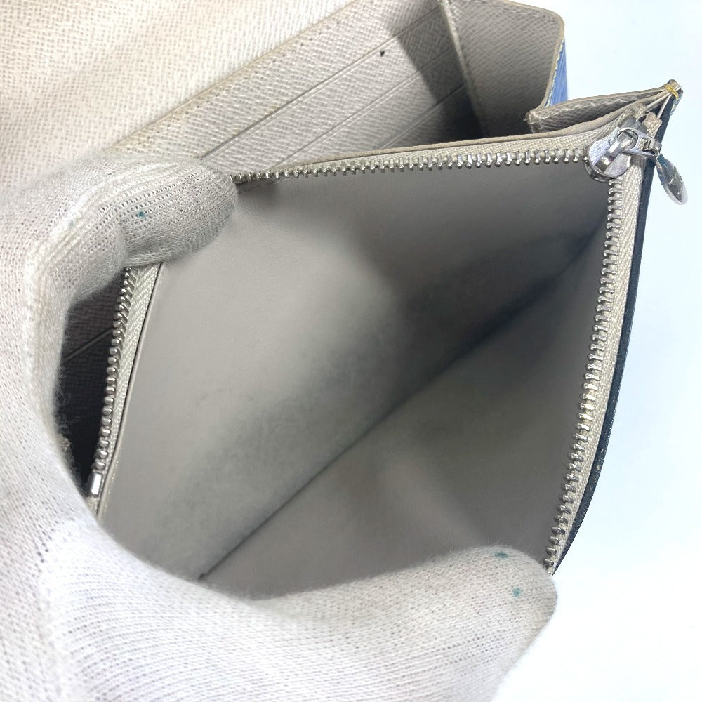 Louis Vuitton Shoulder Bag M61036 Epi Leather Blue Epi Denim Portefeuille Twist