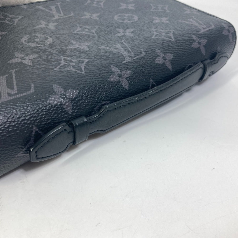 Louis Vuitton Long Wallet Purse M61698 Monogram Eclipse Canvas Black Monogram Eclipse Zippy Xl Mens