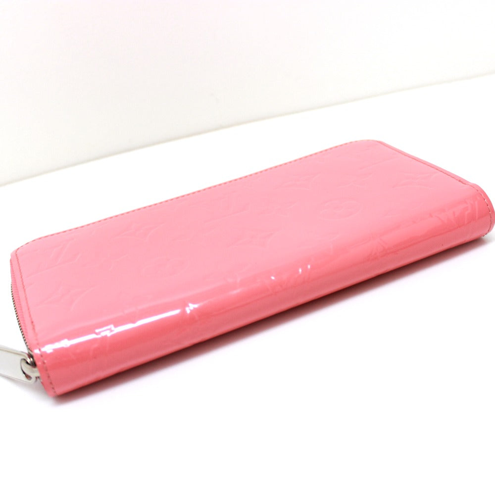 Louis Vuitton Long Wallet Purse M61562 Monogram Vernis Pink Monogram Vernis Zippy Wallet Women