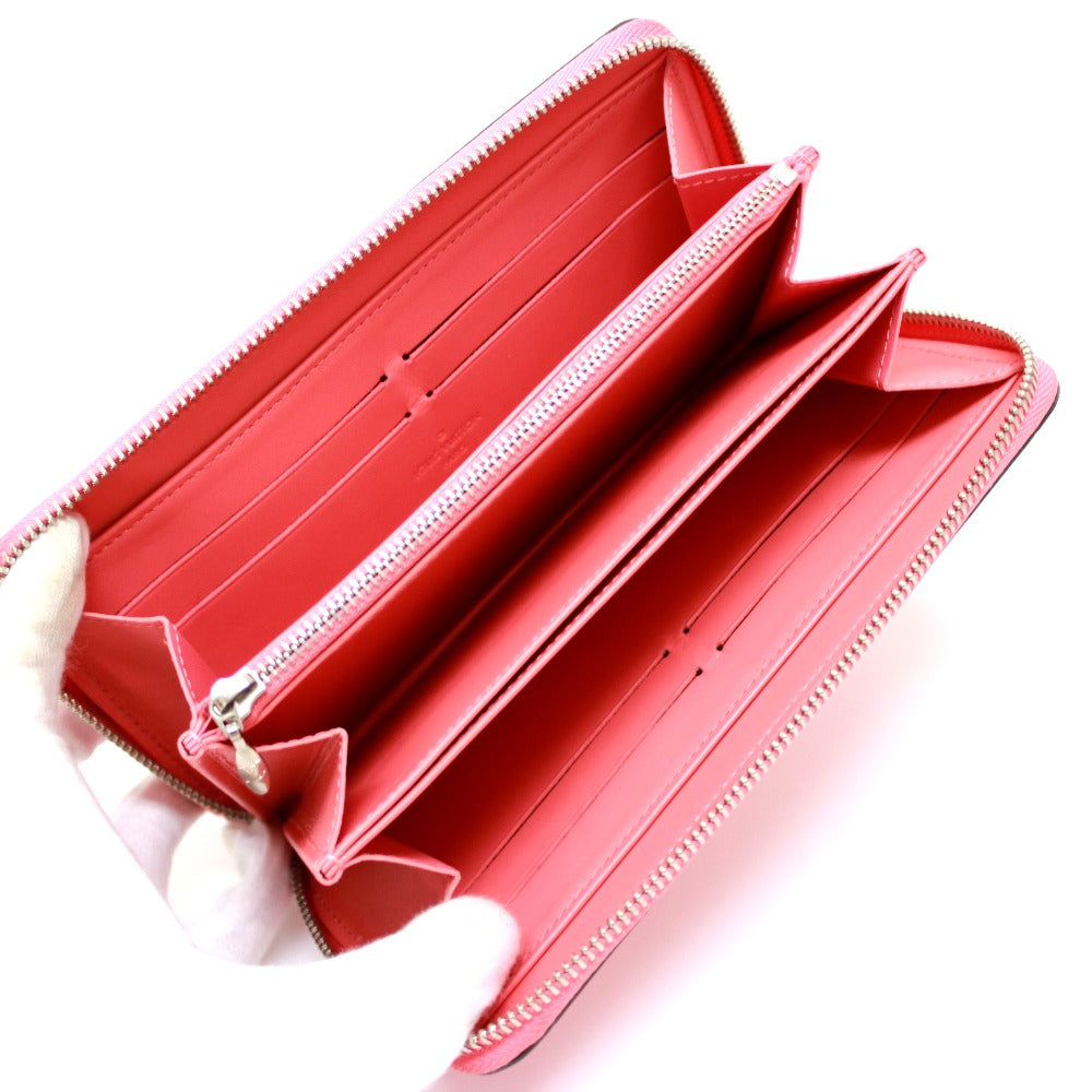 Louis Vuitton Long Wallet Purse M61562 Monogram Vernis Pink Monogram Vernis Zippy Wallet Women