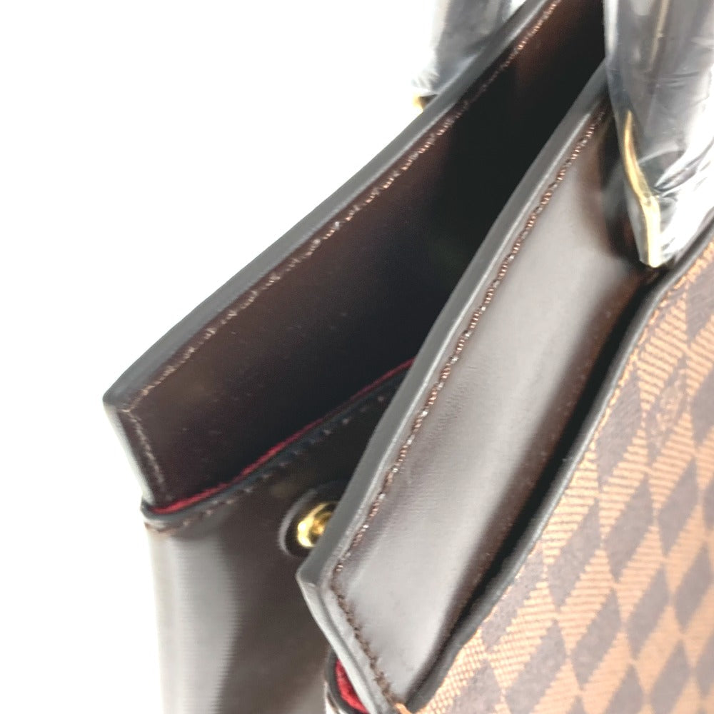 Louis Vuitton Handbag N41150 Damier Canvas Brown Damier Rivoli Mm Women