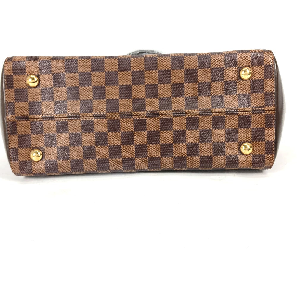 Louis Vuitton Handbag N41150 Damier Canvas Brown Damier Rivoli Mm Women