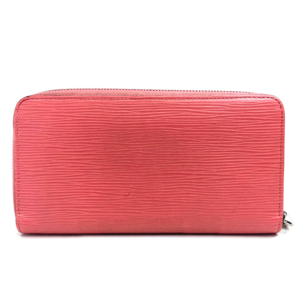 Louis Vuitton Long Wallet Purse M60663 Epi Leather Pink Type Epi Zippy Wallet Women