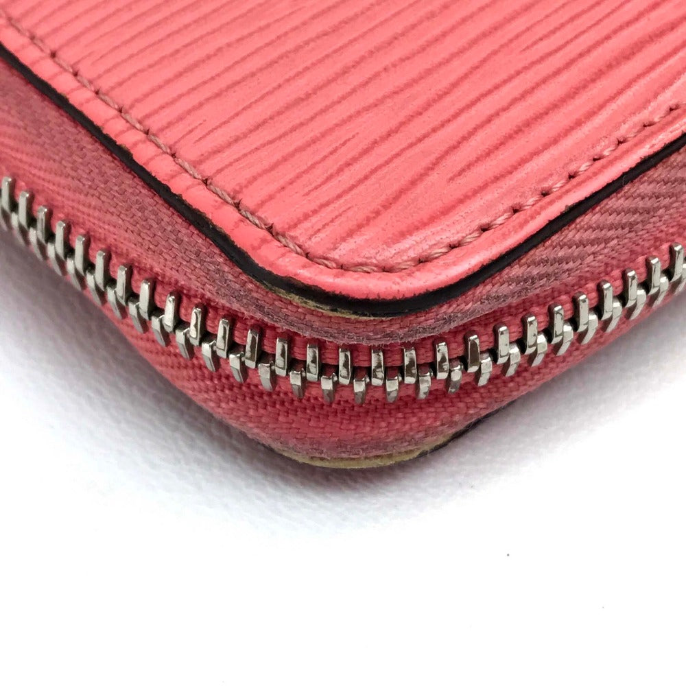 Louis Vuitton Long Wallet Purse M60663 Epi Leather Pink Type Epi Zippy Wallet Women