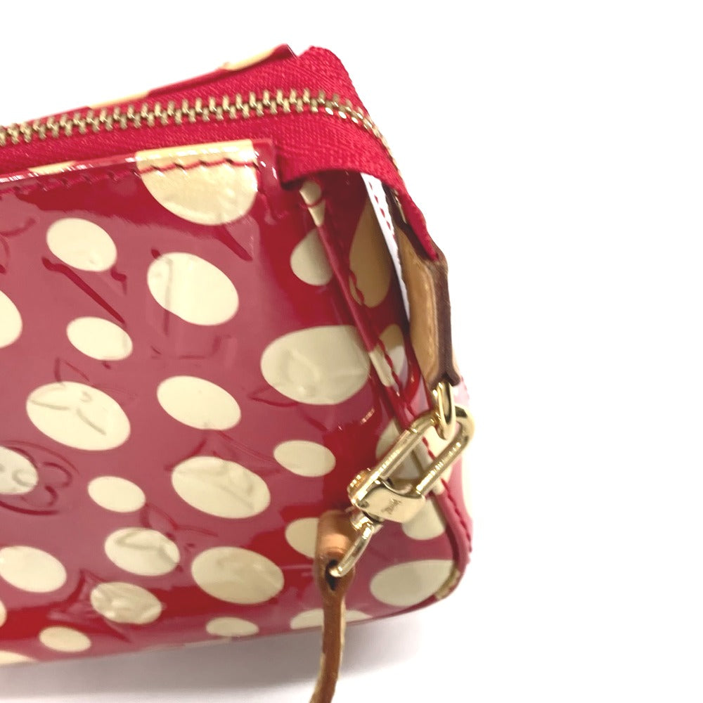 Louis Vuitton Shoulder Bag M91428 Patent Leather Red Vernis Yayoi Kusama Collaboration Dot Infinity