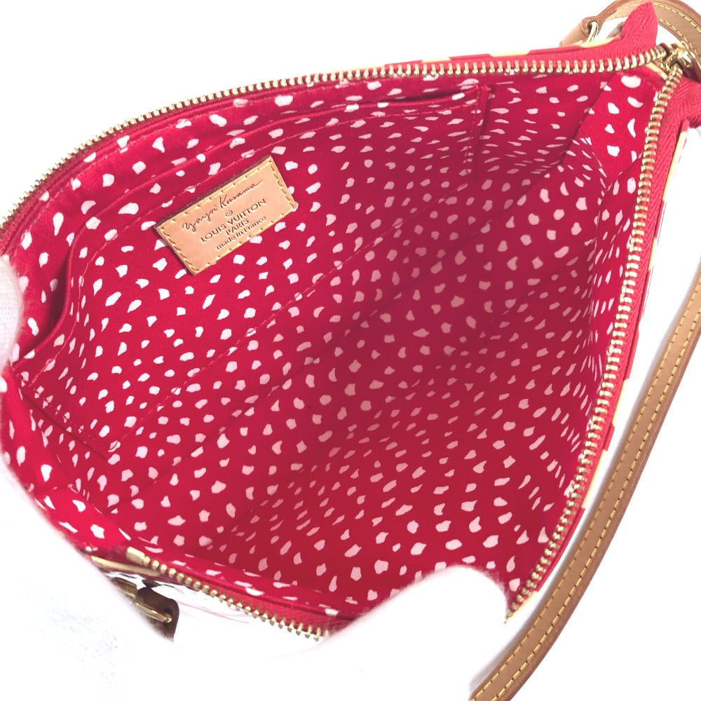 Louis Vuitton Shoulder Bag M91428 Patent Leather Red Vernis Yayoi Kusama Collaboration Dot Infinity
