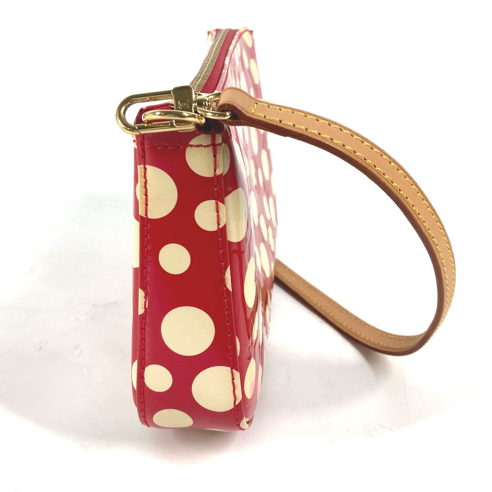 Louis Vuitton Shoulder Bag M91428 Patent Leather Red Vernis Yayoi Kusama Collaboration Dot Infinity
