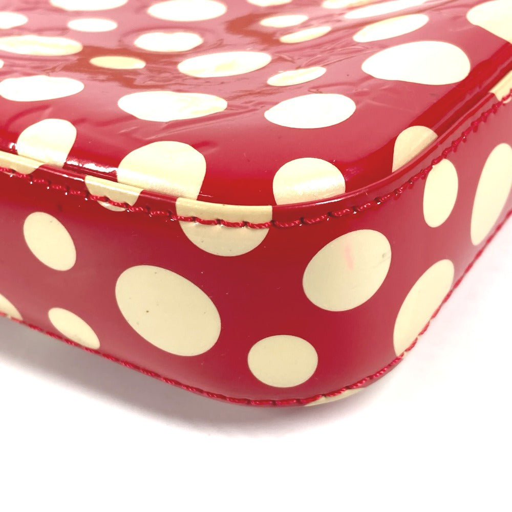 Louis Vuitton Shoulder Bag M91428 Patent Leather Red Vernis Yayoi Kusama Collaboration Dot Infinity
