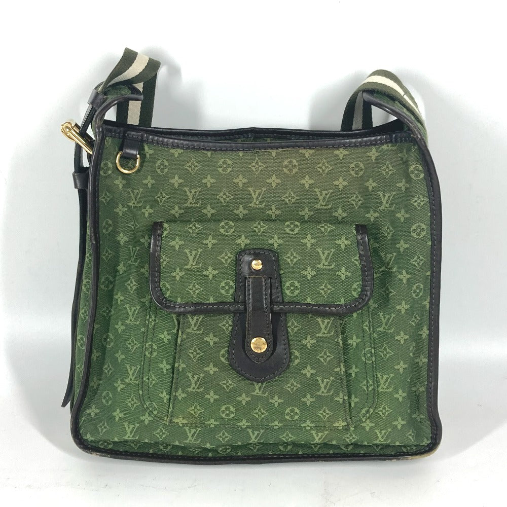Louis Vuitton Shoulder Bag M92322 Monogram Mini Canvas Khaki Monogram Mini Bussus Marie Kate Women