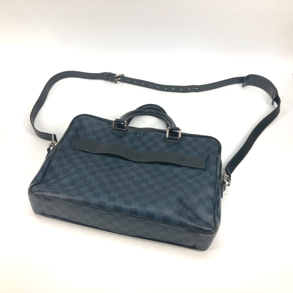 Louis Vuitton Business Bag M41347 Damier Cobalt Canvas Black Damier Cobalt Porto Documan Business