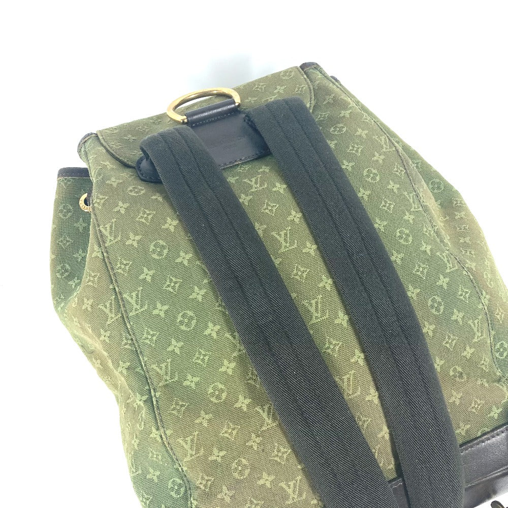 Louis Vuitton Backpack M92456 Monogram Mini Canvas Khaki Monogram Mini Montsouris Gm Unisex(Unisex)