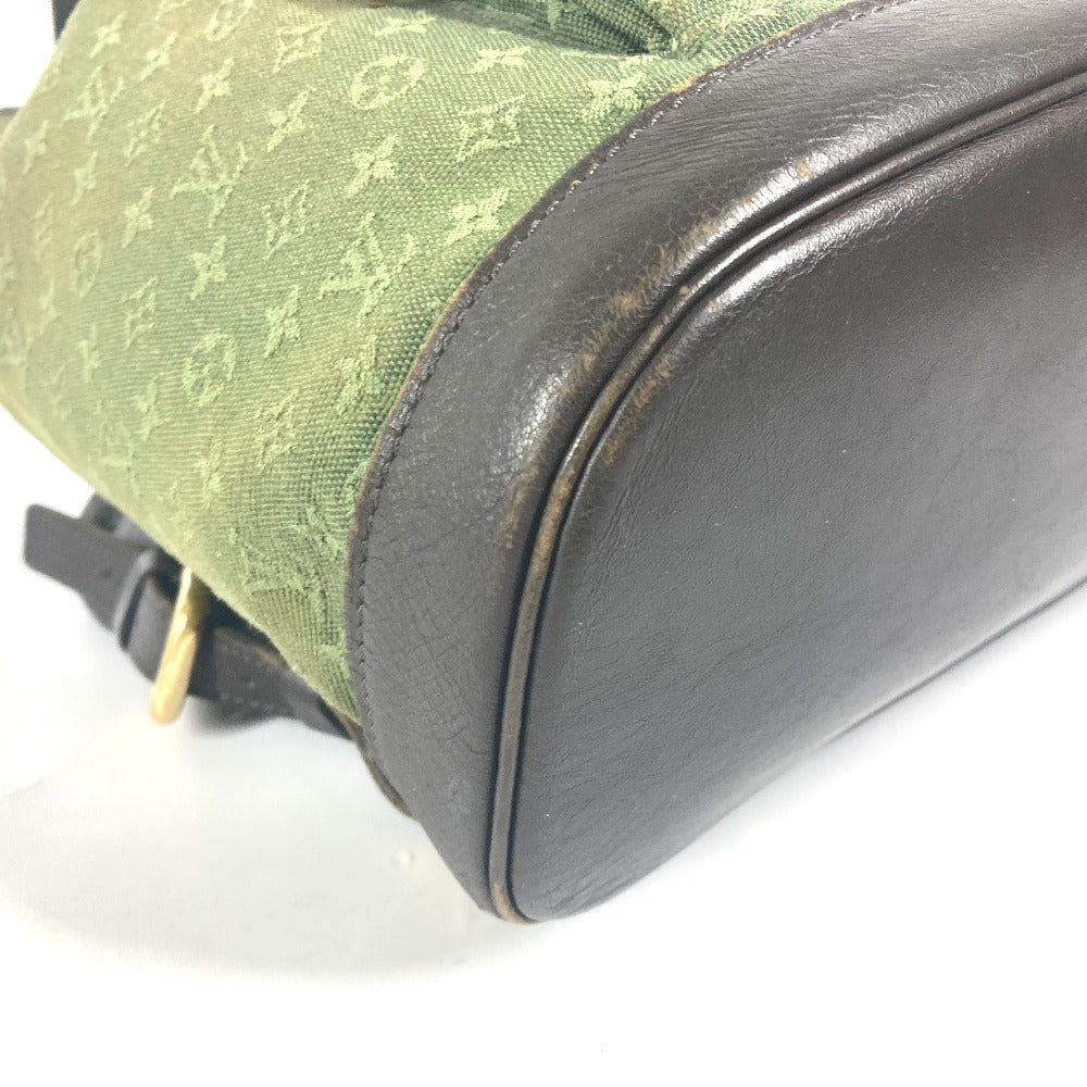 Louis Vuitton Backpack M92456 Monogram Mini Canvas Khaki Monogram Mini Montsouris Gm Unisex(Unisex)