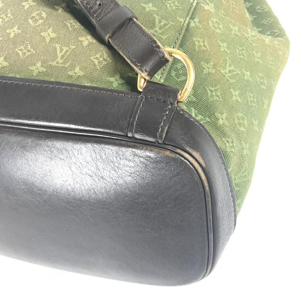 Louis Vuitton Backpack M92456 Monogram Mini Canvas Khaki Monogram Mini Montsouris Gm Unisex(Unisex)