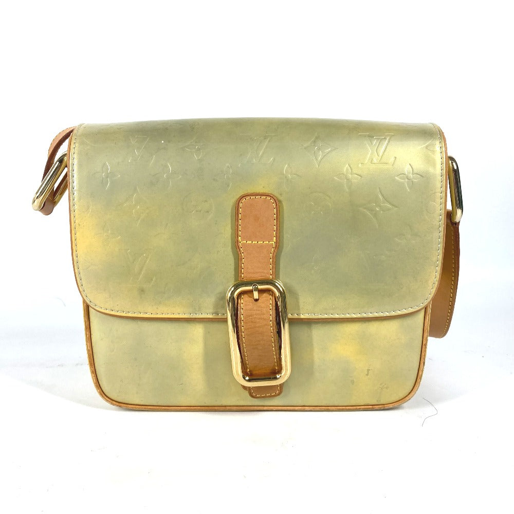 Louis Vuitton Shoulder Bag M91148 Monogram Vernis Gray Monogram Vernis Christie Gm Women