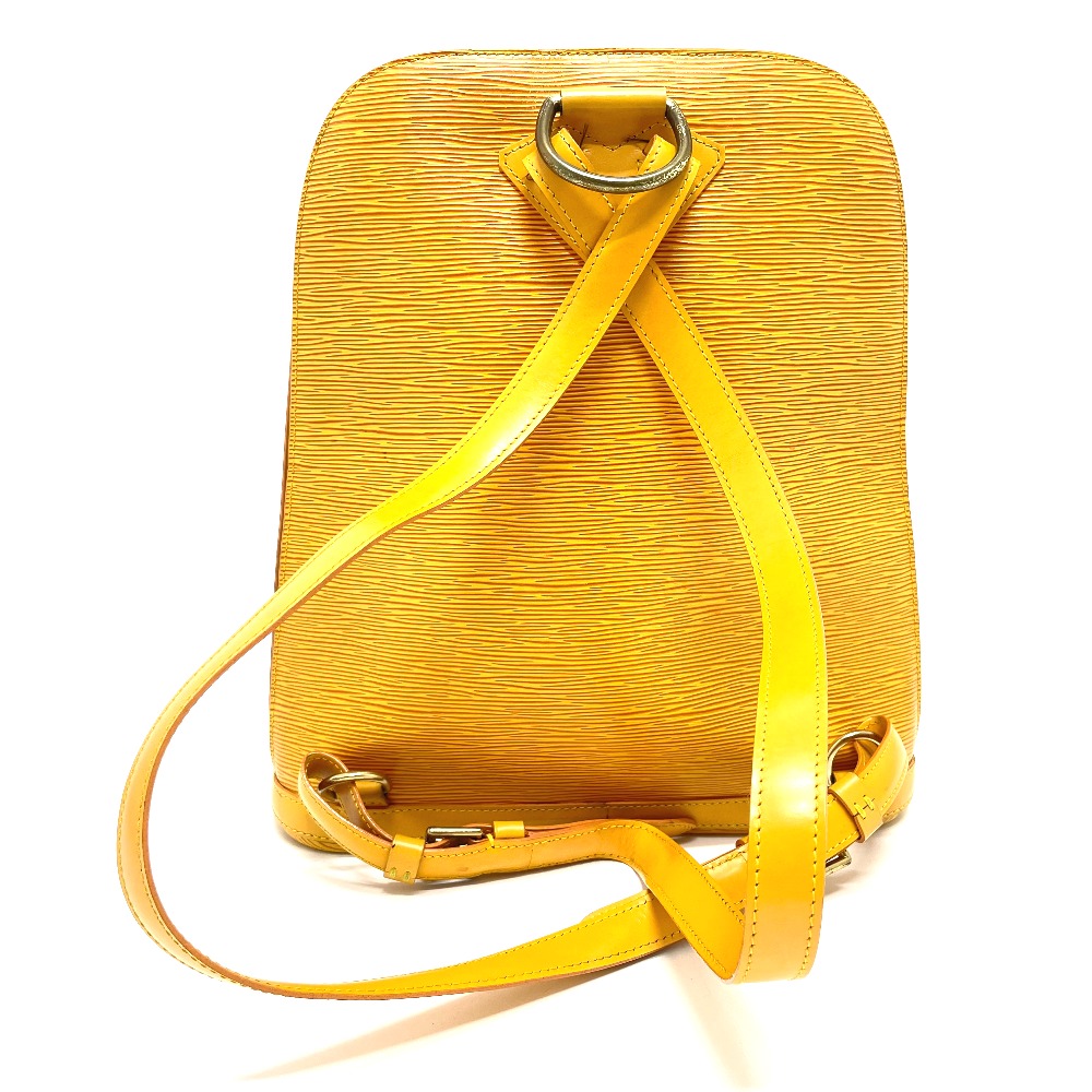 Louis Vuitton Backpack M52299 Epi Leather Yellow Epi Coblanc Unisex(Unisex)