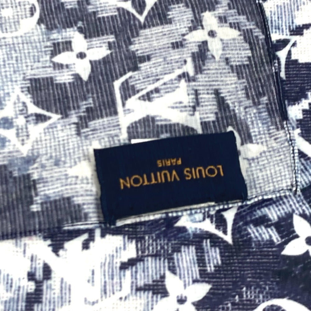 Louis Vuitton Pouch Mp2886 Cotton Navy Monogram Bandana Tapestry Pouch And Bandana Set