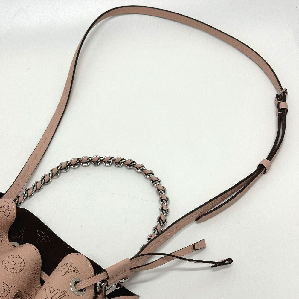 Louis Vuitton Shoulder Bag L57068 Monogram Mahina Leather Pink Monogram Mahina Bella Women