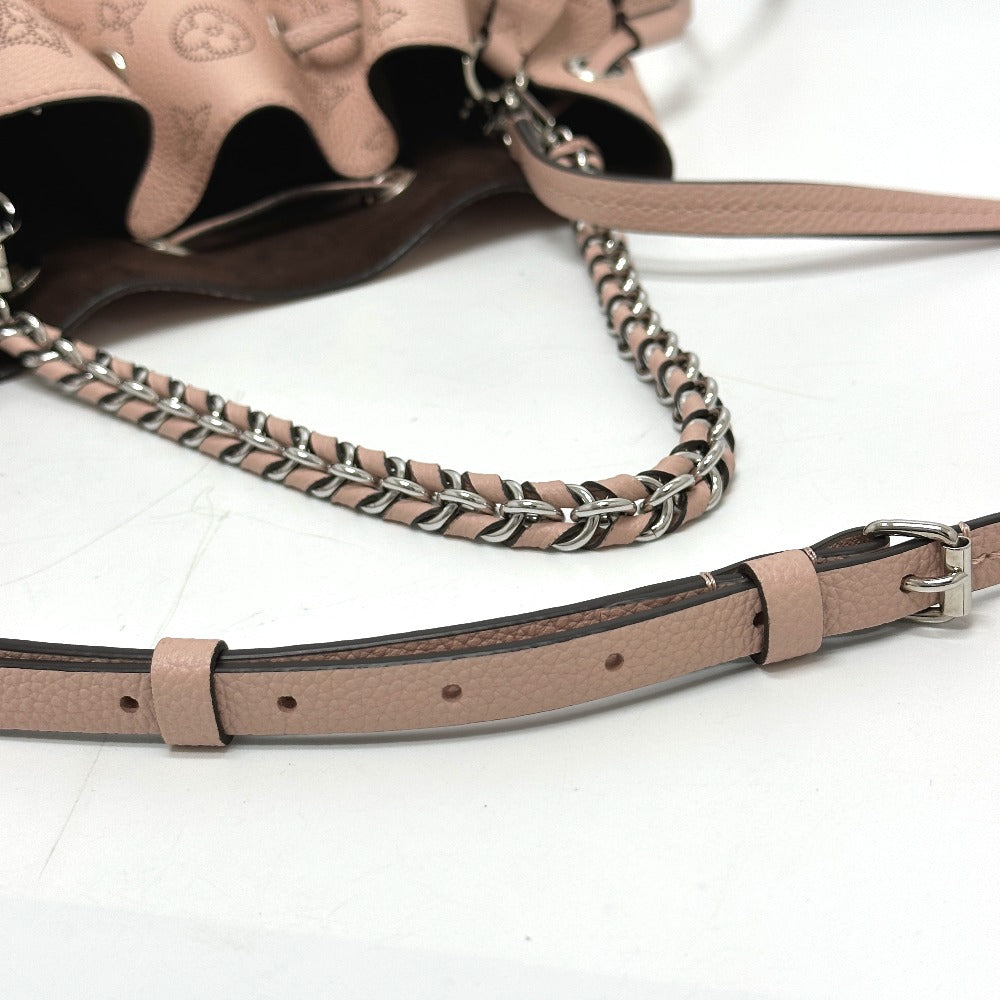 Louis Vuitton Shoulder Bag L57068 Monogram Mahina Leather Pink Monogram Mahina Bella Women