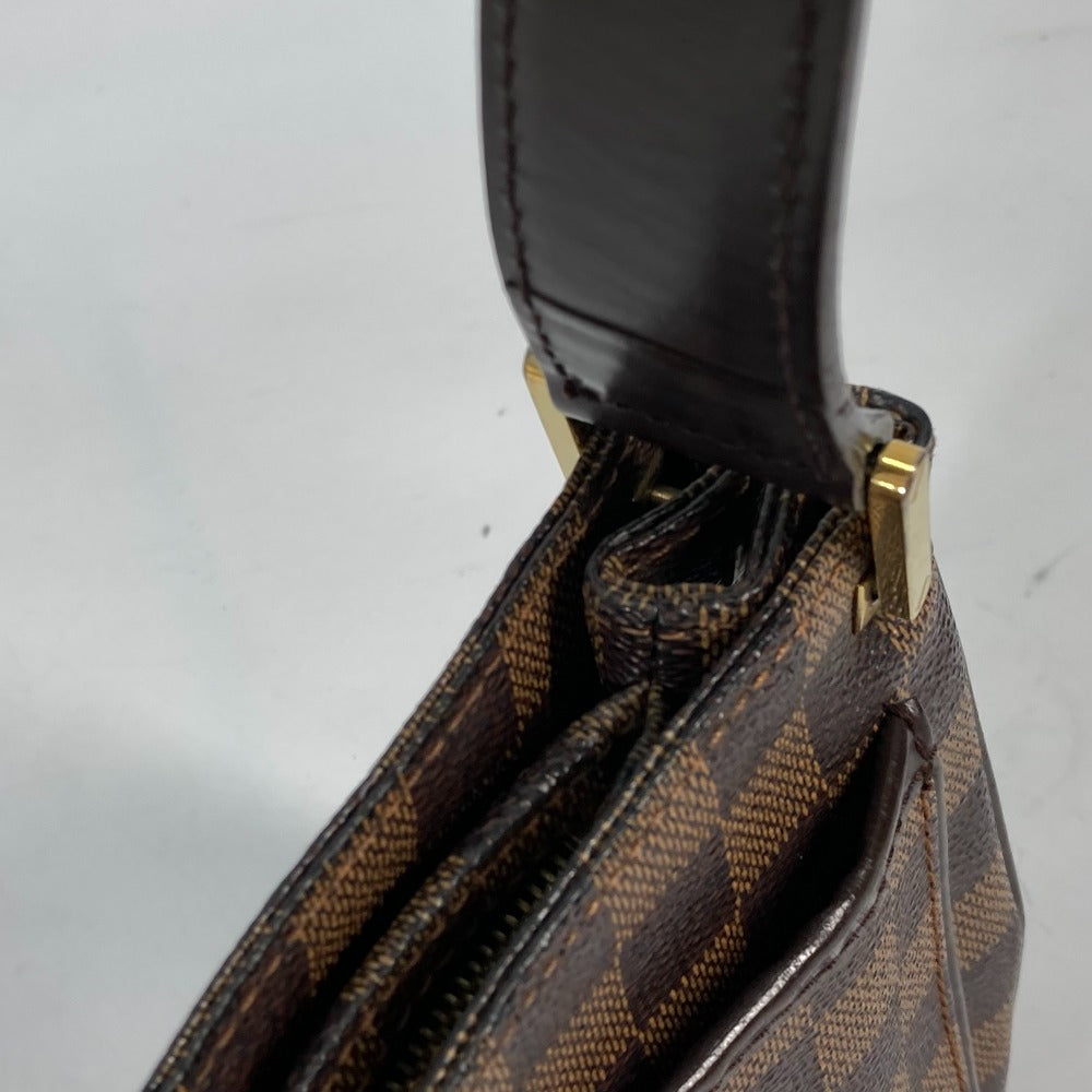 Louis Vuitton Shoulder Bag N51129 Damier Canvas Brown Damier Aubagne Women