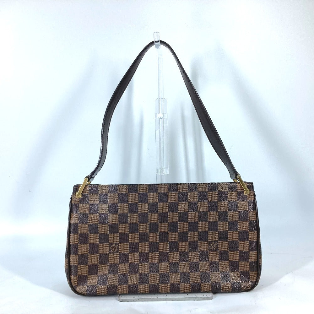 Louis Vuitton Shoulder Bag N51129 Damier Canvas Brown Damier Aubagne Women