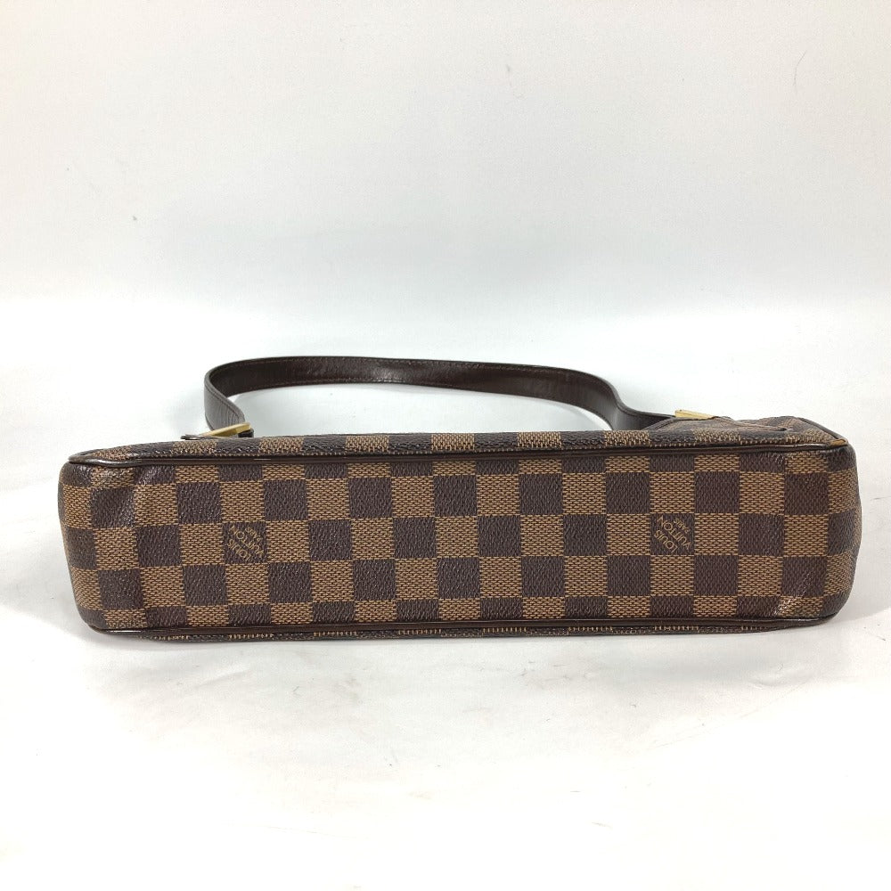 Louis Vuitton Shoulder Bag N51129 Damier Canvas Brown Damier Aubagne Women