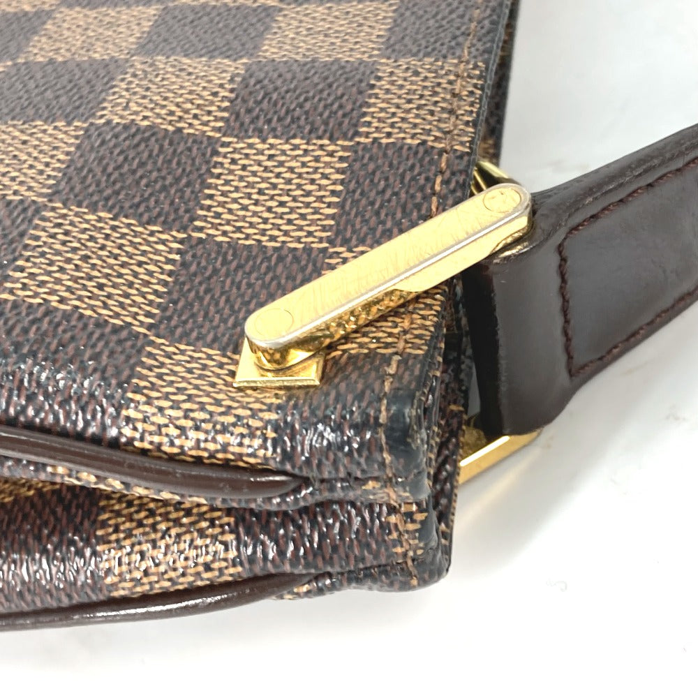 Louis Vuitton Shoulder Bag N51129 Damier Canvas Brown Damier Aubagne Women