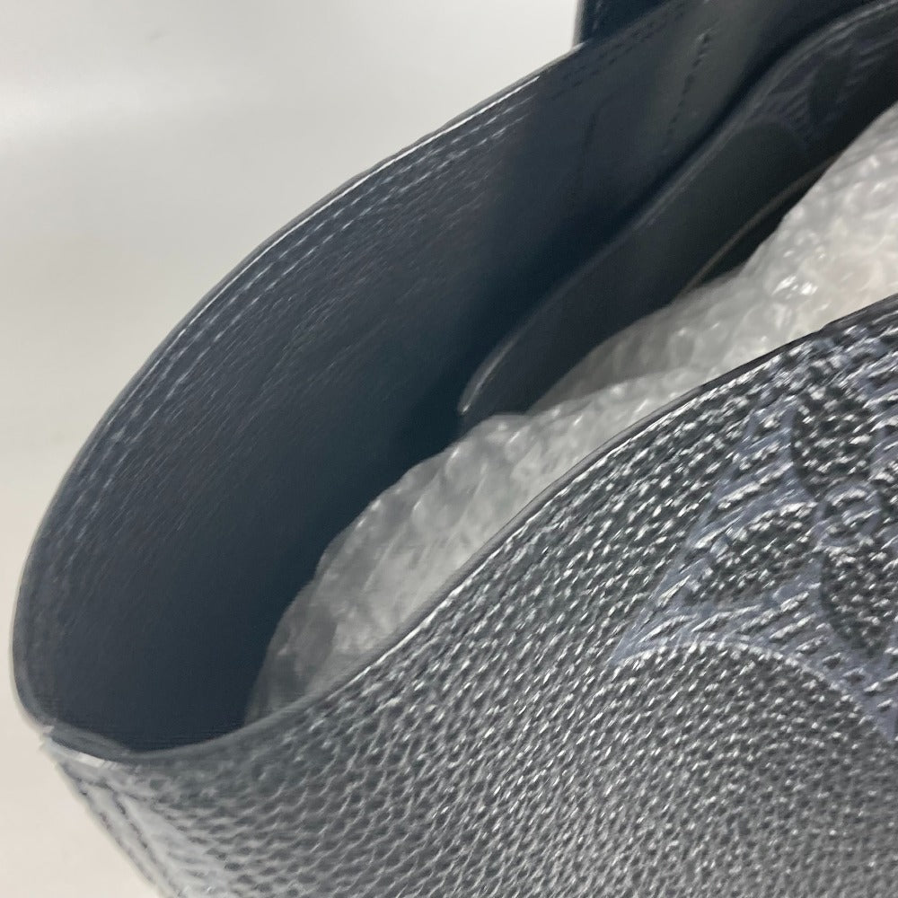 Louis Vuitton Shoulder Bag M57290 Leather Black Monogram Giant Shadow Hippo Voyage Nv Mens