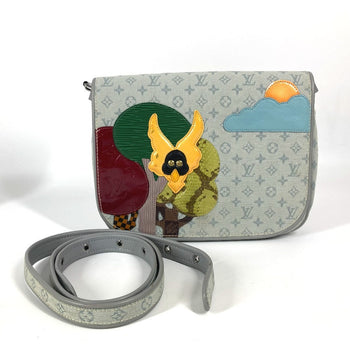 Louis Vuitton Shoulder Bag M92279 Monogram Mini Canvas Gray Monogram Mini Musette Comte De Fe Women