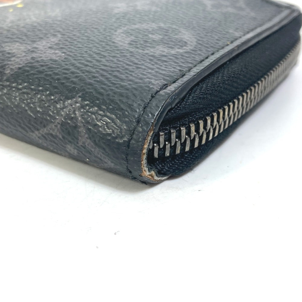 Louis Vuitton Long Wallet Purse M80994 Monogram Eclipse Canvas Black Monogram Eclipse Zippy
