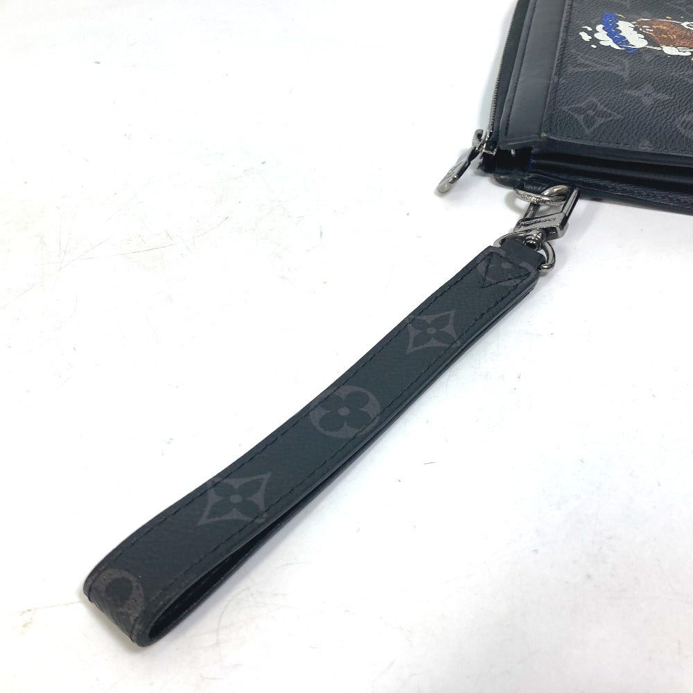 Louis Vuitton Long Wallet Purse M80994 Monogram Eclipse Canvas Black Monogram Eclipse Zippy