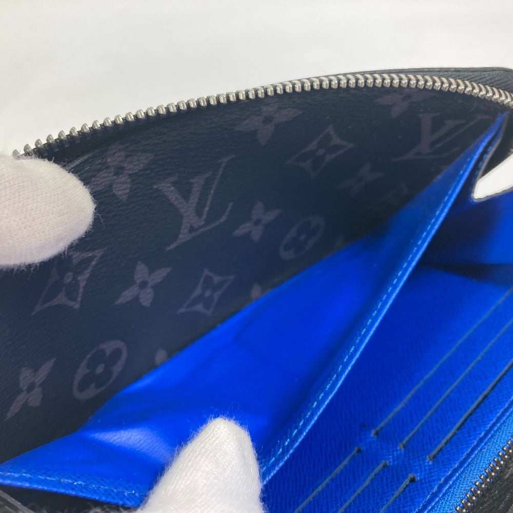 Louis Vuitton Long Wallet Purse M80994 Monogram Eclipse Canvas Black Monogram Eclipse Zippy