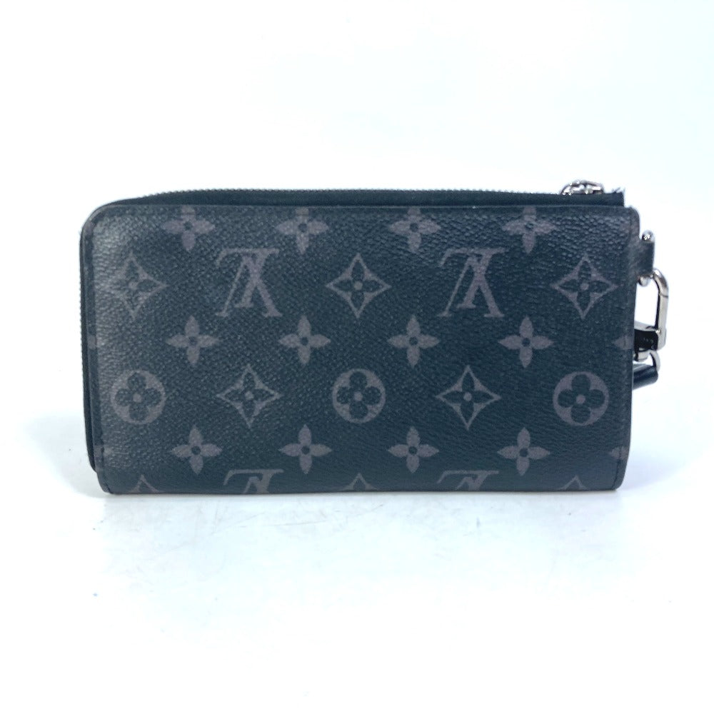 Louis Vuitton Long Wallet Purse M80994 Monogram Eclipse Canvas Black Monogram Eclipse Zippy