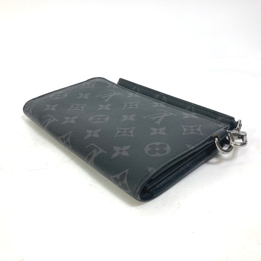 Louis Vuitton Long Wallet Purse M80994 Monogram Eclipse Canvas Black Monogram Eclipse Zippy