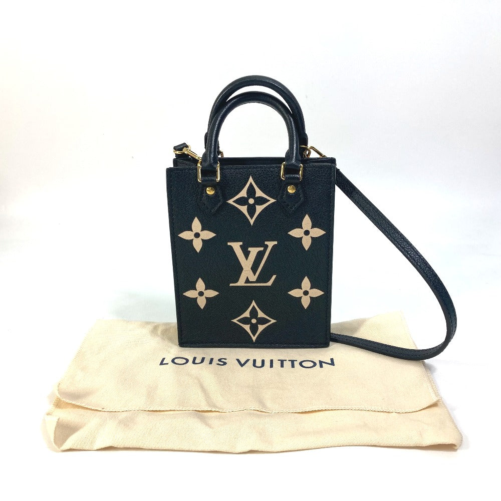 Louis Vuitton Shoulder Bag M81416 Monogram Ann Platt Leather Black Monogram Ann Platt Petit Sac