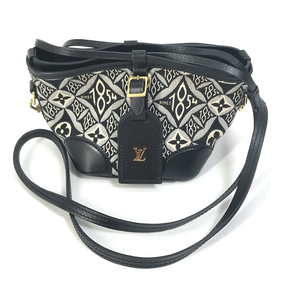 Louis Vuitton Shoulder Bag M69973 Jacquard Black Monogram Since1854 Noe Peirce Women