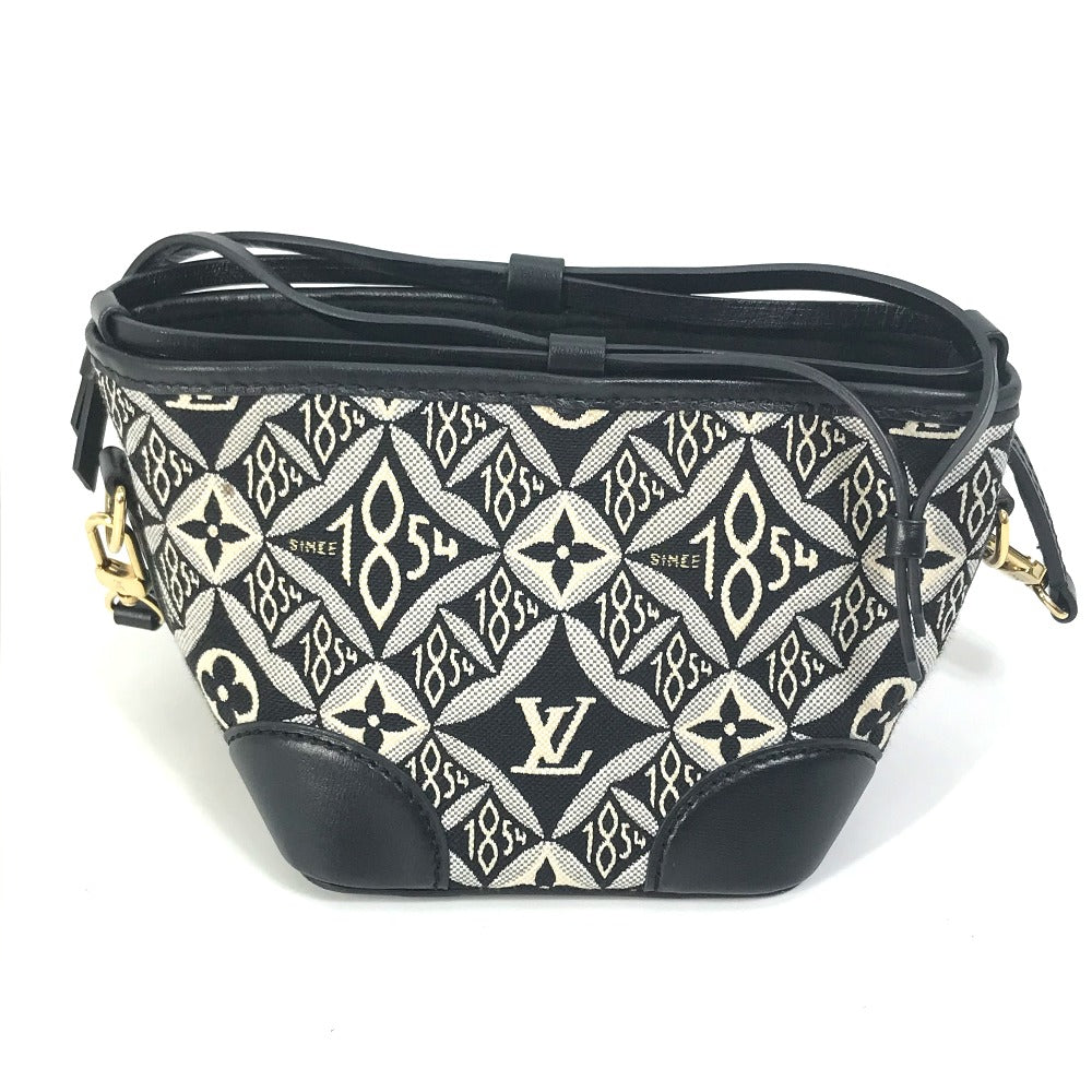 Louis Vuitton Shoulder Bag M69973 Jacquard Black Monogram Since1854 Noe Peirce Women