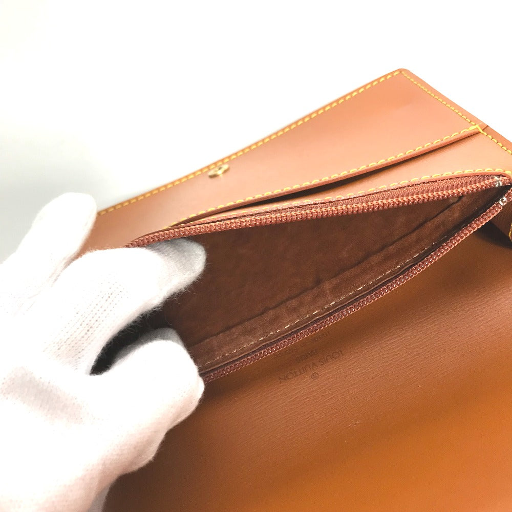 Louis Vuitton Pouch M52603 Epi Leather Brown Epi Santure Tilsit Women Secondhand