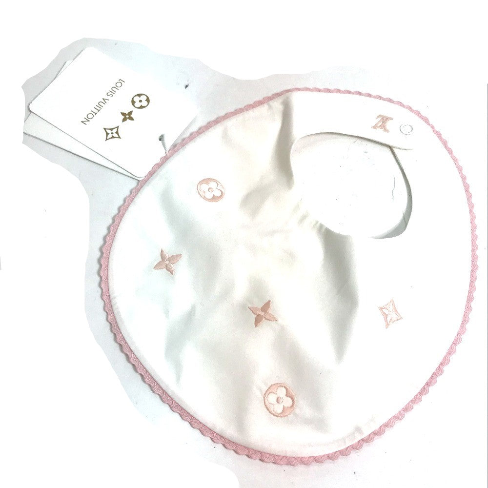 Louis Vuitton Other Fashion Goods Gi060D Cotton Pink Bib Baby Baby Baby Bib Set 2 Only One Kids
