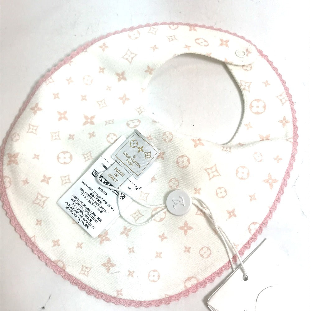Louis Vuitton Other Fashion Goods Gi060D Cotton Pink Bib Baby Baby Baby Bib Set 2 Only One Kids