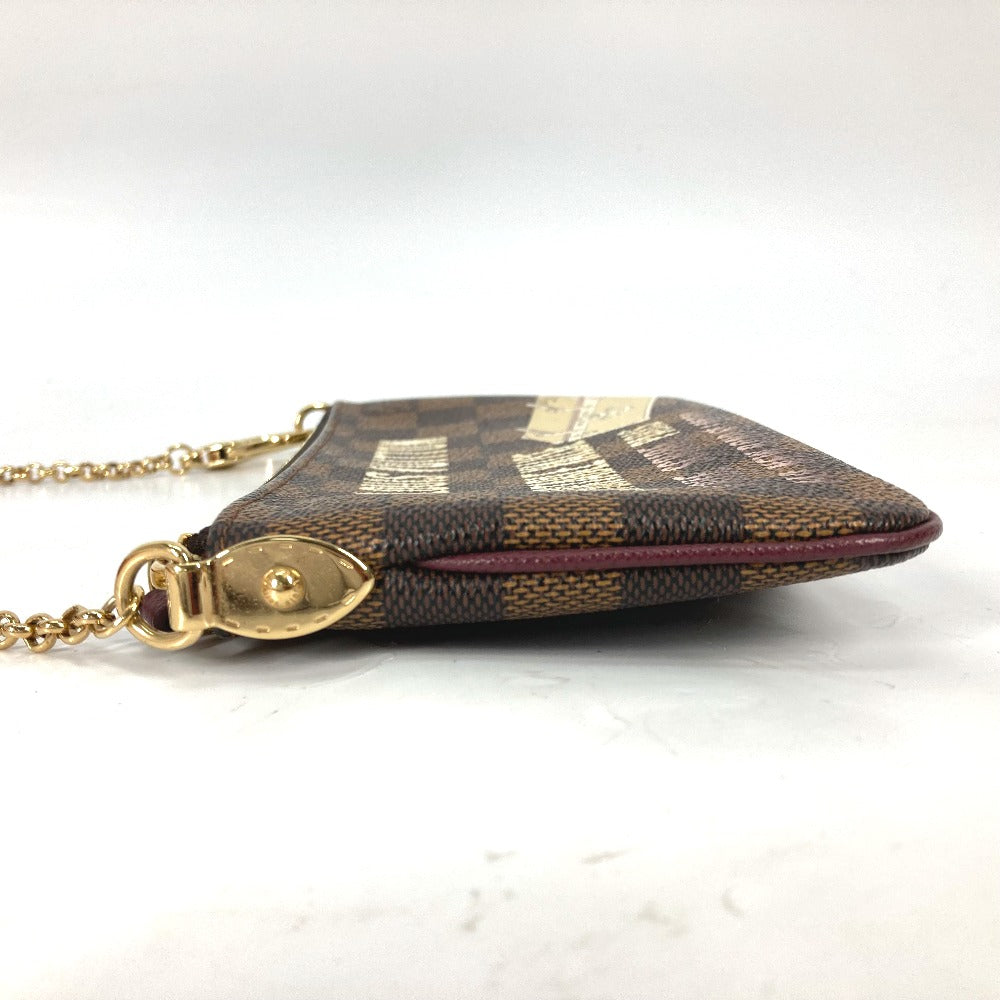 Louis Vuitton Shoulder Bag N63091 Damier Canvas Brown Damier Pochette Mira Mm Women